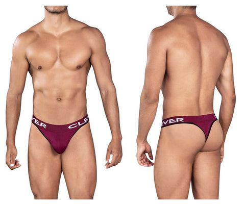 Clever 0940 Jasped Thongs Color Grape