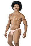 Clever Moda Men's Underwear 100007 3PK Autralian Latin Thongs Color Green-Pink-Blue