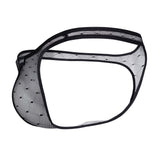 Clever Moda Men's Underwear 100008 3PK Autralian Latin Thongs Color Black-Orange-Black
