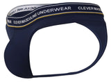 Clever Moda Men's Underwear 100010 3PK Australian Latin Thongs Color Blue-Petrol-Green