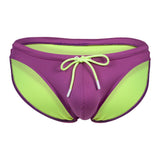Clever Moda Men's swimwear 1735 Vivo Swim Briefs Color Grape
