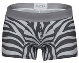 Clever Moda Men's Underwear 1800 Cebra Trunks Color Gray