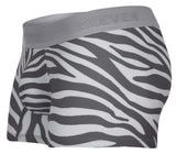 Clever Moda Men's Underwear 1800 Cebra Trunks Color Gray