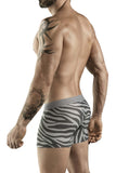 Clever Moda Men's Underwear 1800 Cebra Trunks Color Gray