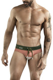 Clever 1802 Wave Swim Briefs Color Green