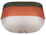 Clever 1802 Wave Swim Briefs Color Green