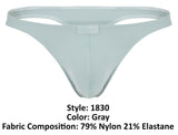 Clever 1830 Desirable Thongs Color Gray