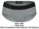 Clever Moda Men's Underwear 1862 Oneal Briefs Color Gray