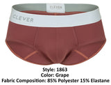 Clever Moda Men's Underwear 1863 Lecler Briefs Color Grape