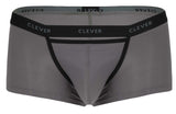 Clever Moda Men's Underwear 1866 Tokio Trunks Color Gray
