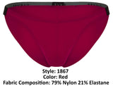 Clever Moda Men's Underwear 1867 Tokio Bikini Color Red