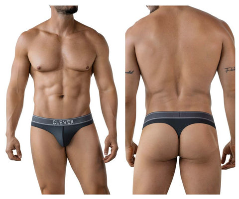 Clever 2008 Raw Thongs Color Dark Gray