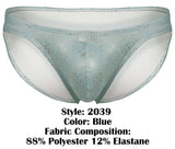 Clever Moda Men's Underwear 2039 Galaxy Briefs Color Blue
