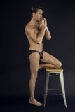 Clever Moda Men's Underwear 2040 Luxe Briefs Color Black