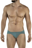 Clever Moda Men's Underwear 2043 Mendoza Briefs Color Green