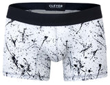 Clever Moda Men's Underwear 2050 Brochazos Trunks Color Black