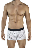 Clever Moda Men's Underwear 2050 Brochazos Trunks Color Black