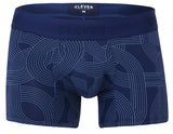 Clever Moda Men's Underwear 2054 Navy Trunks Color Dark Blue