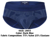 Clever Moda Men's Underwear 2055 Navy Briefs Color Dark Blue