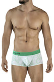 Clever Moda Men's Underwear 2056 Maze Trunks Color Green