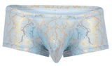 Clever Moda Men's Underwear 2061 Diamond Trunks Color Blue