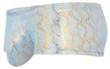 Clever Moda Men's Underwear 2061 Diamond Trunks Color Blue