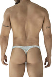 Clever Moda Men's Underwear 2063 Diamond Thongs Color Blue