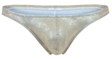 Clever Moda Men's Underwear 2063 Diamond Thongs Color Gold