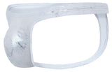 Clever Moda Men's Underwear 2063 Diamond Thongs Color Silver