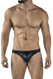 Clever Moda Men's swimwear 2065 Gorgona Swim Briefs Color Black