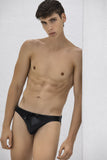 Clever Moda Men's swimwear 2065 Gorgona Swim Briefs Color Black