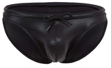 Clever Moda Men's swimwear 2065 Gorgona Swim Briefs Color Black