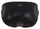 Clever Moda Men's swimwear 2065 Gorgona Swim Briefs Color Black