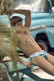 Clever Moda Men's swimwear 2067 Baru Swim Briefs Color Blue