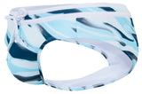 Clever Moda Men's swimwear 2067 Baru Swim Briefs Color Blue