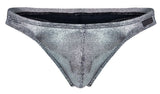 Clever Moda Men's Underwear 2072 Sparkles Thongs Color Black