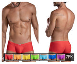 Clever Moda Men's Underwear 229946 7PK Pride Trunks Color Multi-colored