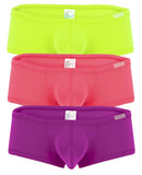 Clever 229958 3PK Australian Latin Trunks Color Multi-colored