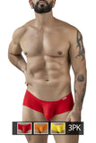 Clever Moda Men's Underwear 229959 3PK Australian Latin Trunks Color Multi-colored