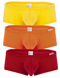 Clever Moda Men's Underwear 229959 3PK Australian Latin Trunks Color Multi-colored