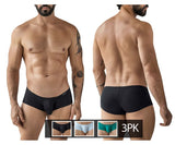Clever 229960 3PK Australian Latin Trunks Color Multi-colored