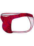 Clever Moda Men's Underwear 26030 Helion Thongs Color Red