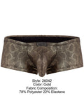 Clever 26042 Atlas Trunks - Bold and Sophisticated Gold Metallic Design Color Gold
