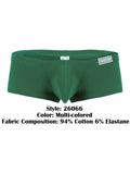 Clever Moda Men's Underwear 26066 3PK Australian Latin Trunks Color Multi-colored