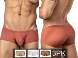 Clever Moda Men's Underwear 26069 3PK Australian Latin Trunks Color Multi-colored