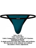 Clever Moda 26158 Men's Underwear Boreas Briefs Color Petrol Blue