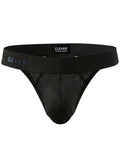 Clever Moda 26192 Men's Underwear Ulises Thongs Stylish Ergonomic Fit Color Black