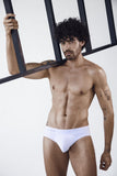 Clever 26209 Men's Underwear Salento Briefs for Everyday Comfort and Support Color White