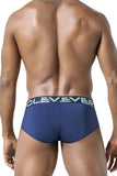 Clever Moda Men's Underwear 519968 3PK Australian Latin Briefs Color Beige-Blue-Green