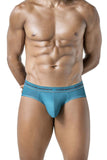 Clever Moda Men's Underwear 519969 3PK Australian Latin Briefs Color Blue-Petrol-Green